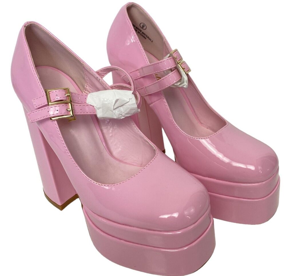 Mary Jane Lolita Liliana Platform Pinkcore Barbiecore Pumps Shoes Cosplay Size 9